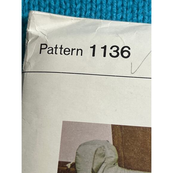 Kwik Sew 1136 pattern Draft stopper toys cat elephant caterpillar pressing ham - Picture 2 of 5